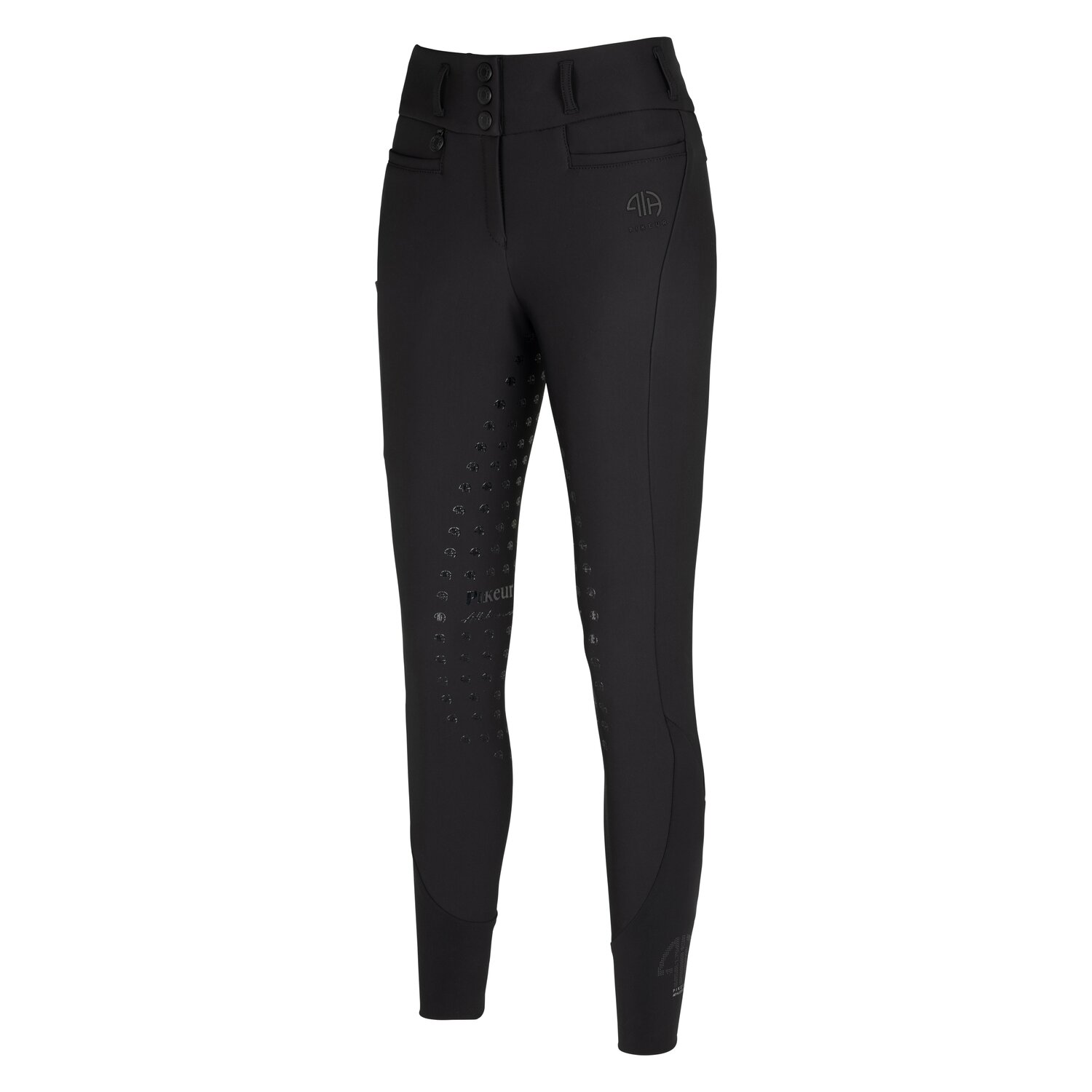 PIKEUR Linn Athleisure Softshell Highwaist Reithose - black