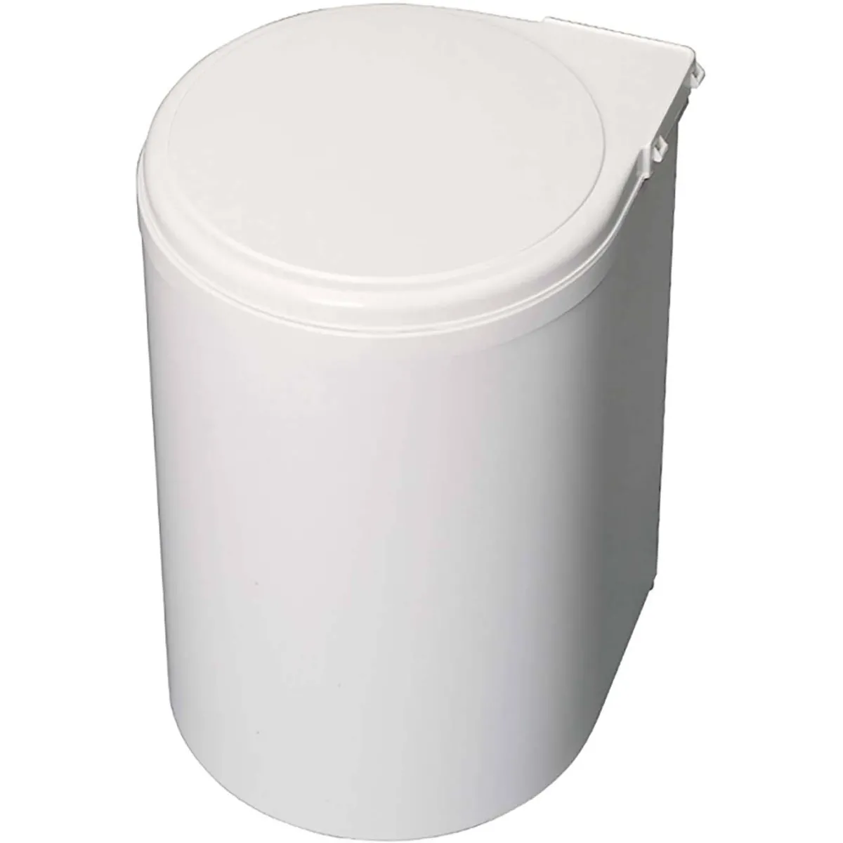 Emuca Poubelle Recyclage Porte 13L Blanc