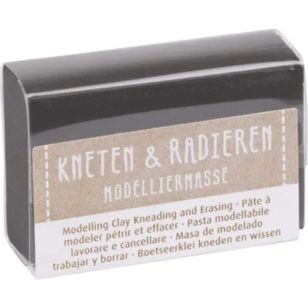 Knorr Prandell Modelliermasse Kneten & Radieren, schwarz