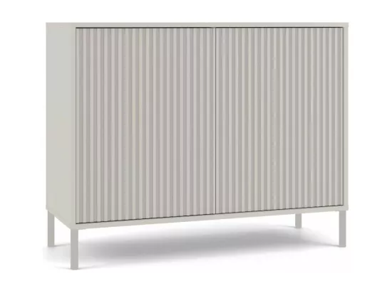 KAMARO 2D SLIM KASCHMIR bloc tiroirs Lattes Façade rainurée
