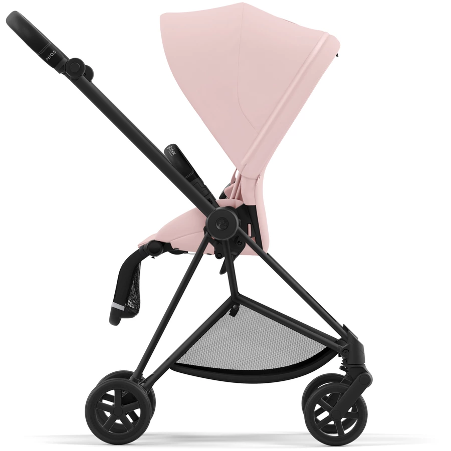cybex PLATINUM Kombikinderwagen New Mios Matt Black Peach Pink