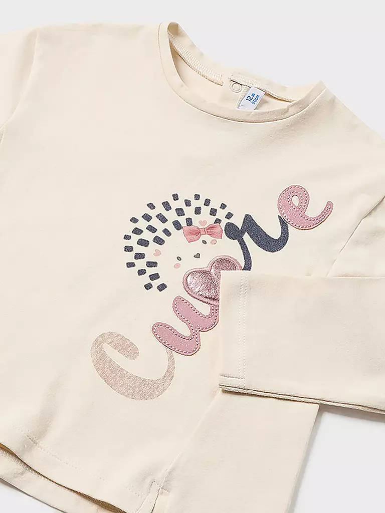 MAYORAL Baby Langarmshirt  creme