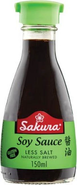 Sakura Lichte Sojasaus Zoutarm Glutenvrij 150ml