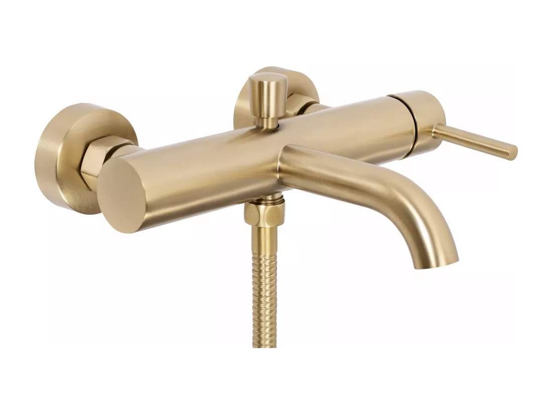 Robinet De Baignoire Rea Lungo Brush Gold