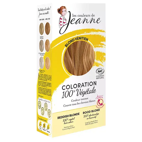 Les Couleurs de Jeanne Cor de Cabelo Vegetal Louro Veneziano 100g