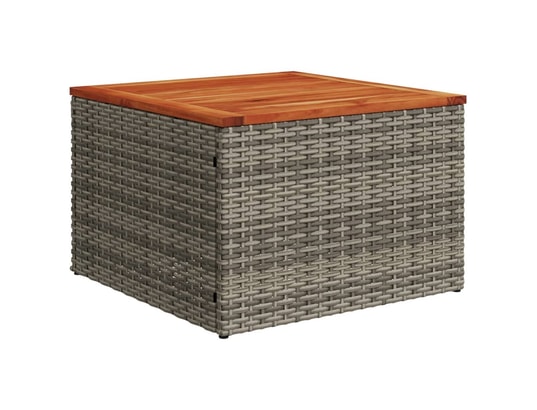 VIDAXL - Salon extérieur Salon de jardin avec coussins 7 pcs gris résine tressée