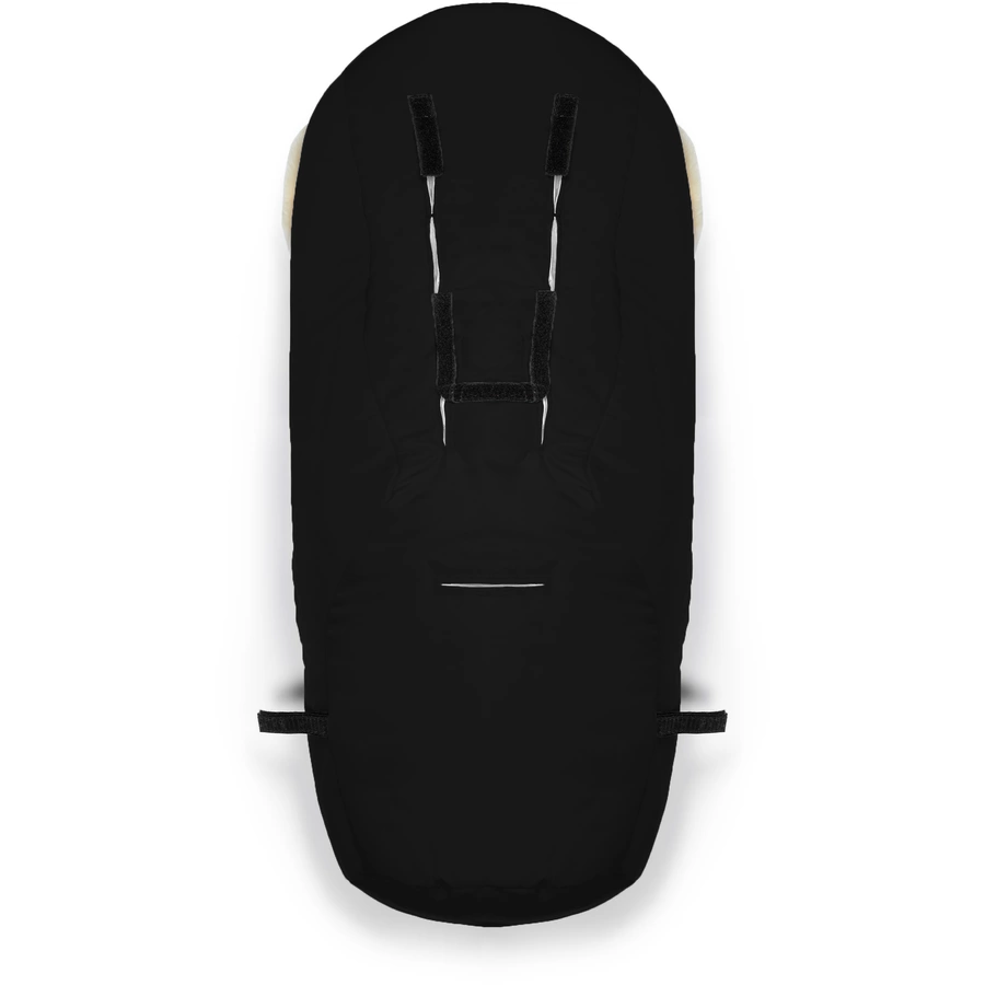 Werner Christ Baby Lammfellfußsack LADIS black