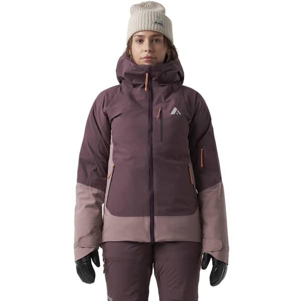 Veste de ski ORAGE W NINA HYBRID INSULATED JACKET DARK PLUM