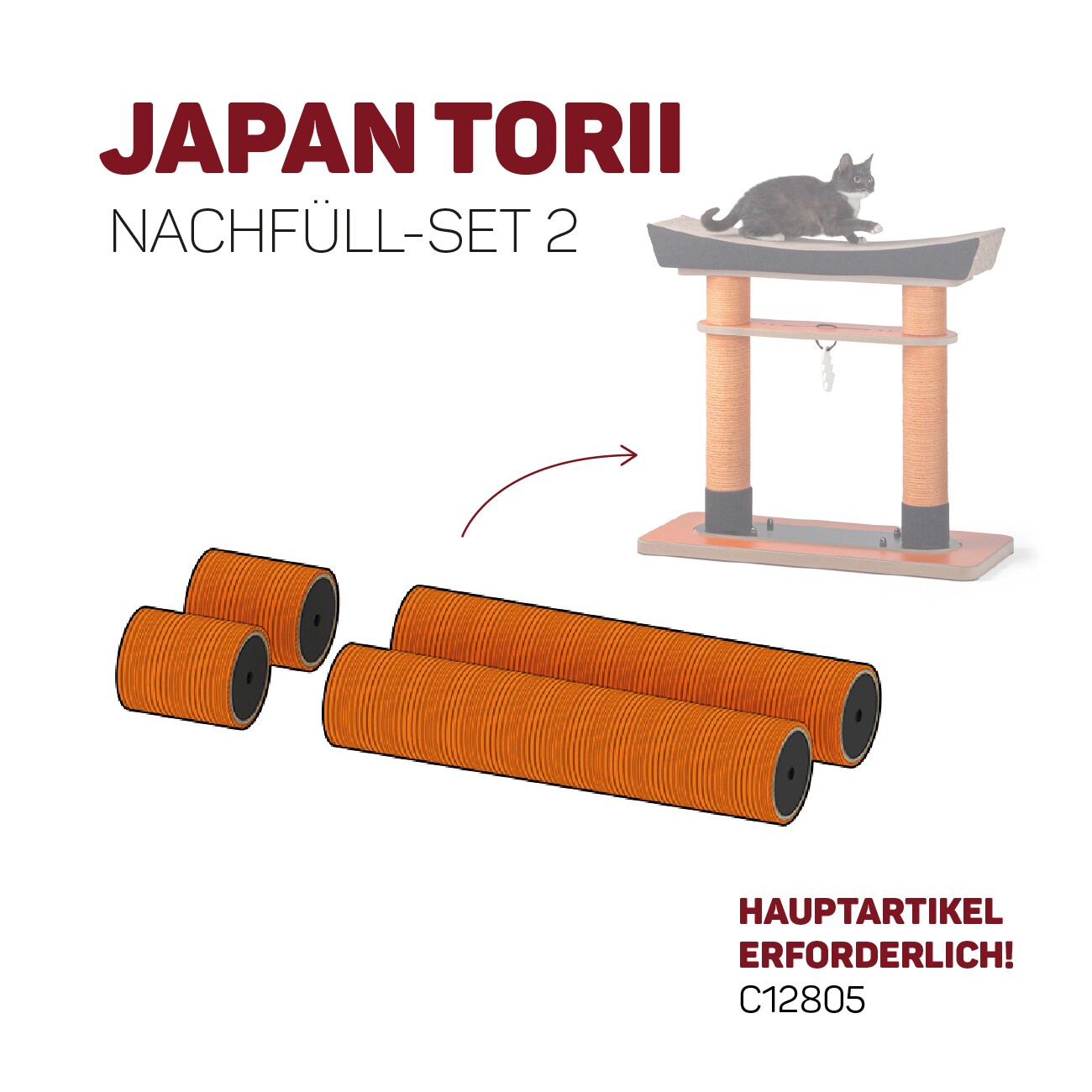 Canadian Cat Company Ersatzteile Kratzbaum Torii