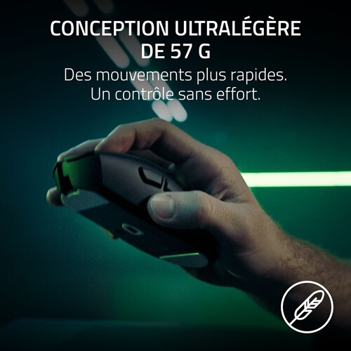 Souris Razer sans fil gaming DeathAdder V4 Pro Blanc