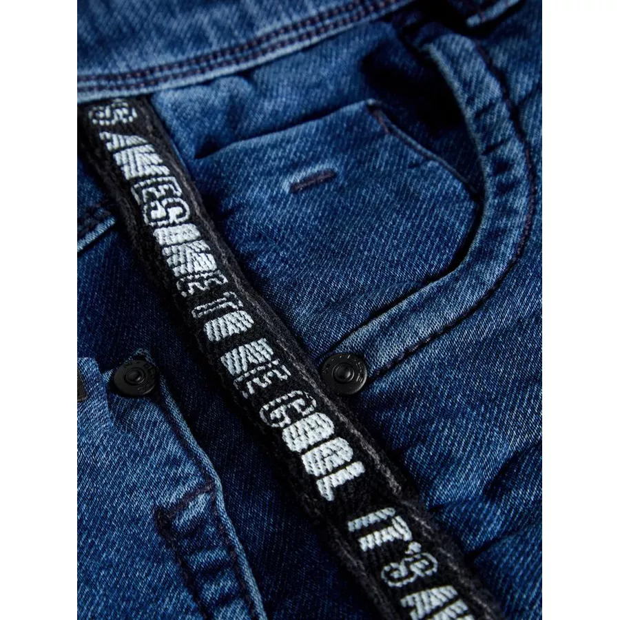 name it Boys Jeans Nmmrobin Dark Blue Denim