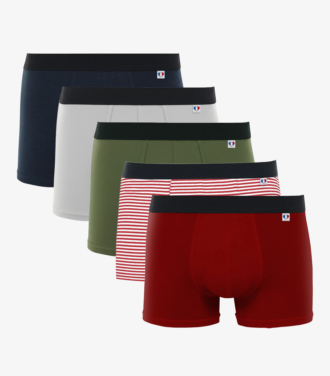Boxer Homme x5 - Pack Essentiel