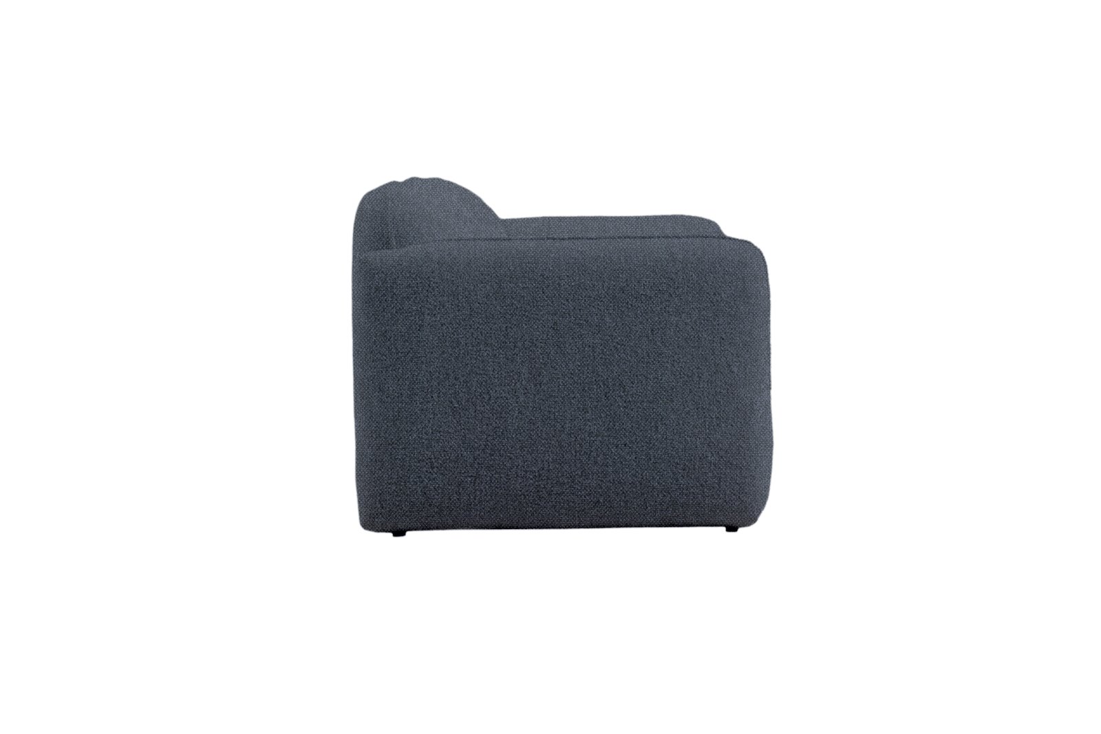 Fluff 2-seter Tekstil Storm 77 Blue med sorte ben
