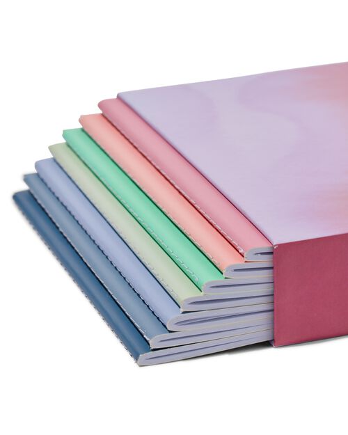 coffret cadeau avec 7 cahiers A6