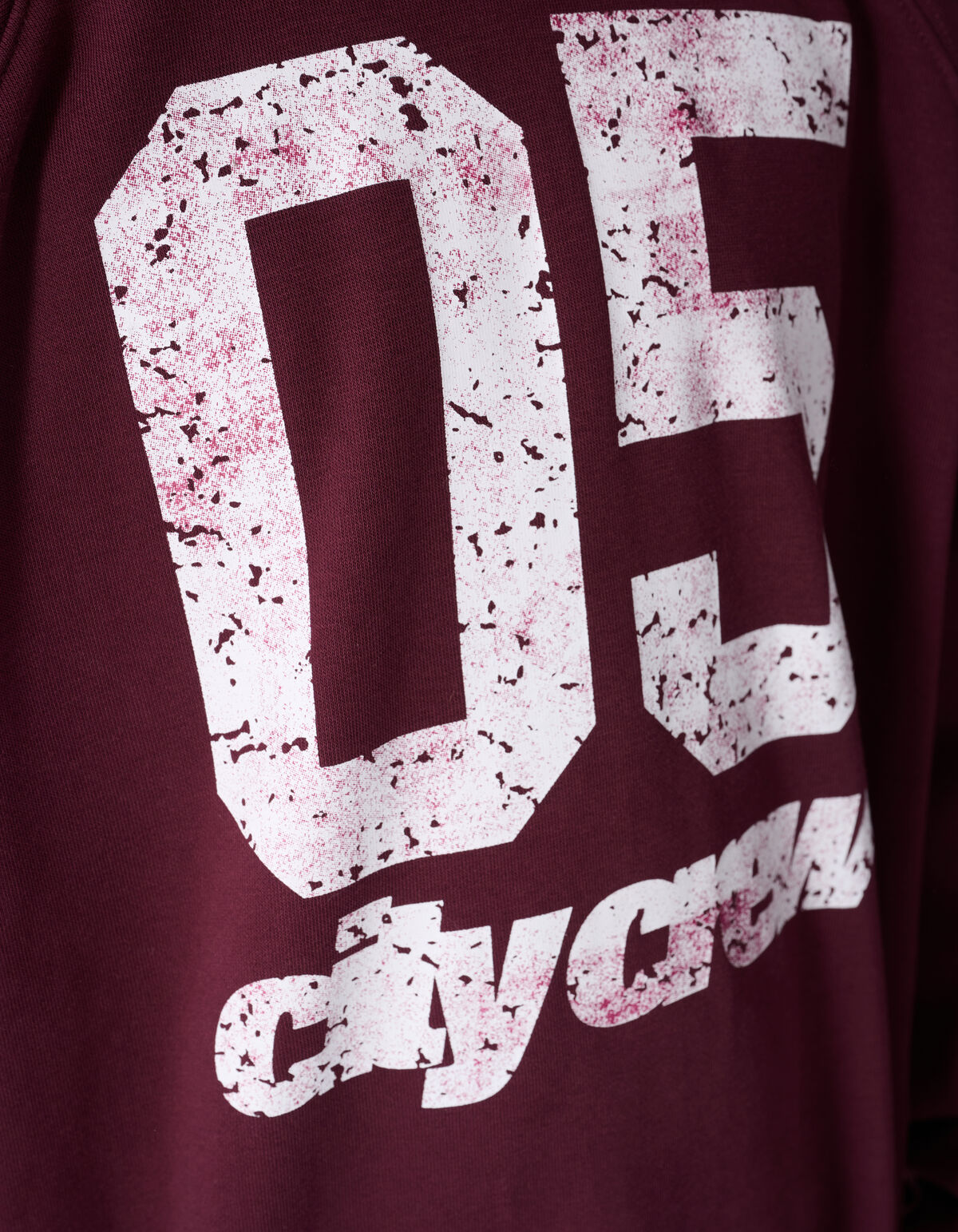 City Crew Sweater Donkerrood