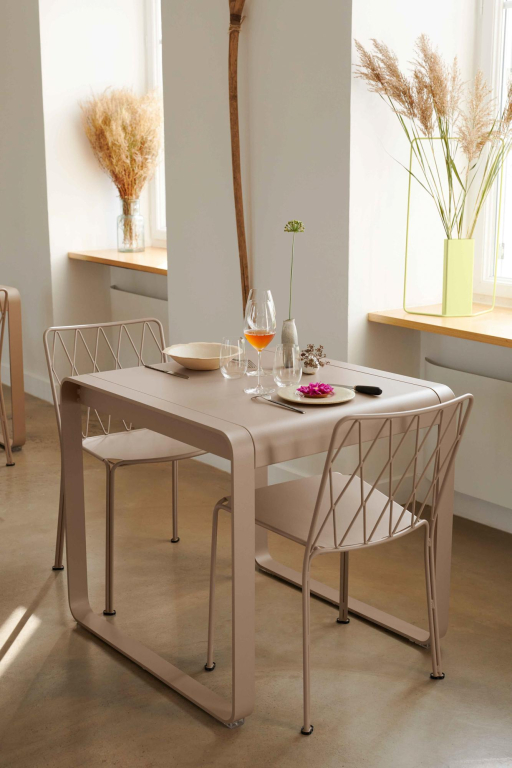 Fermob Bellevie tuintafel 74x80 Nutmeg