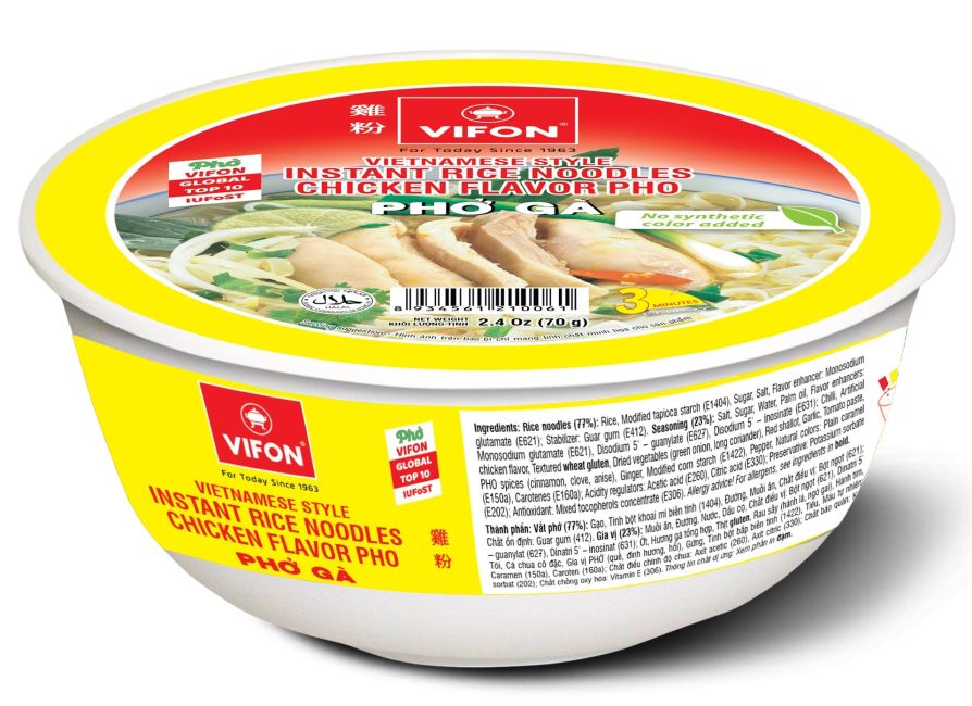 Vifon Instant Bowl Noedels Mi Ga Kippensmaak 85g