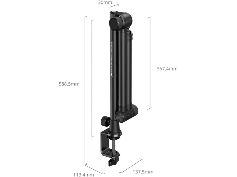 Smallrig Tischstativ für Overhead-Fotografie Halterung für Overhead-Fotografie und Live-Aufnahmen am Schreibtisch