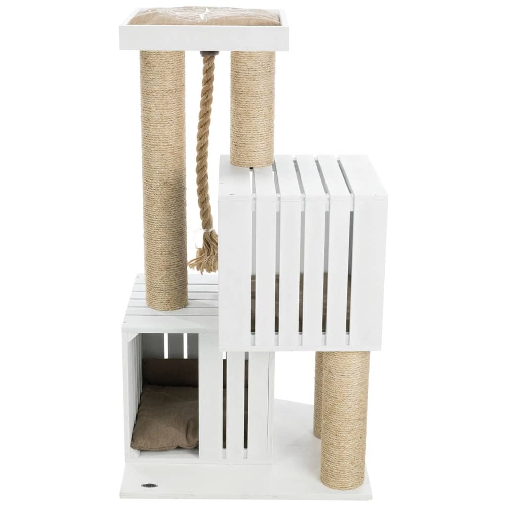 Griffoir pour chats be nordic skadi blanc et sable