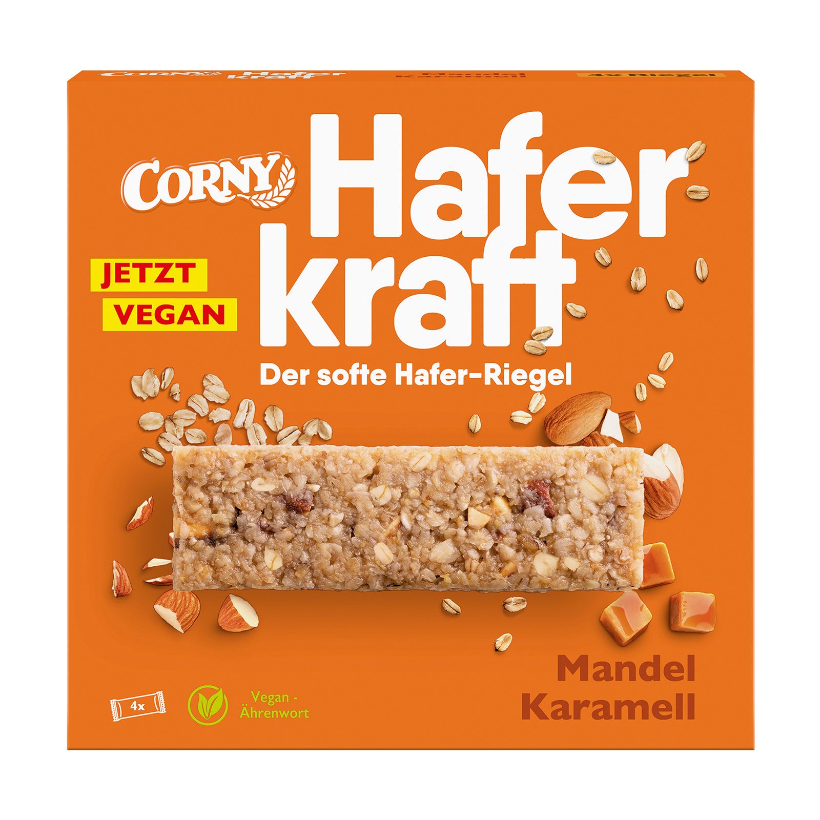 Corny Haferkraft Riegel Mandel Karamell 4er