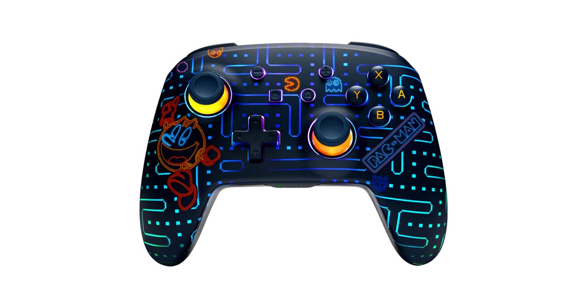 PowerAEnhanced Wireless Controller for Nintendo Switch with Lumectra - PAC-MAN Neon Arcade
