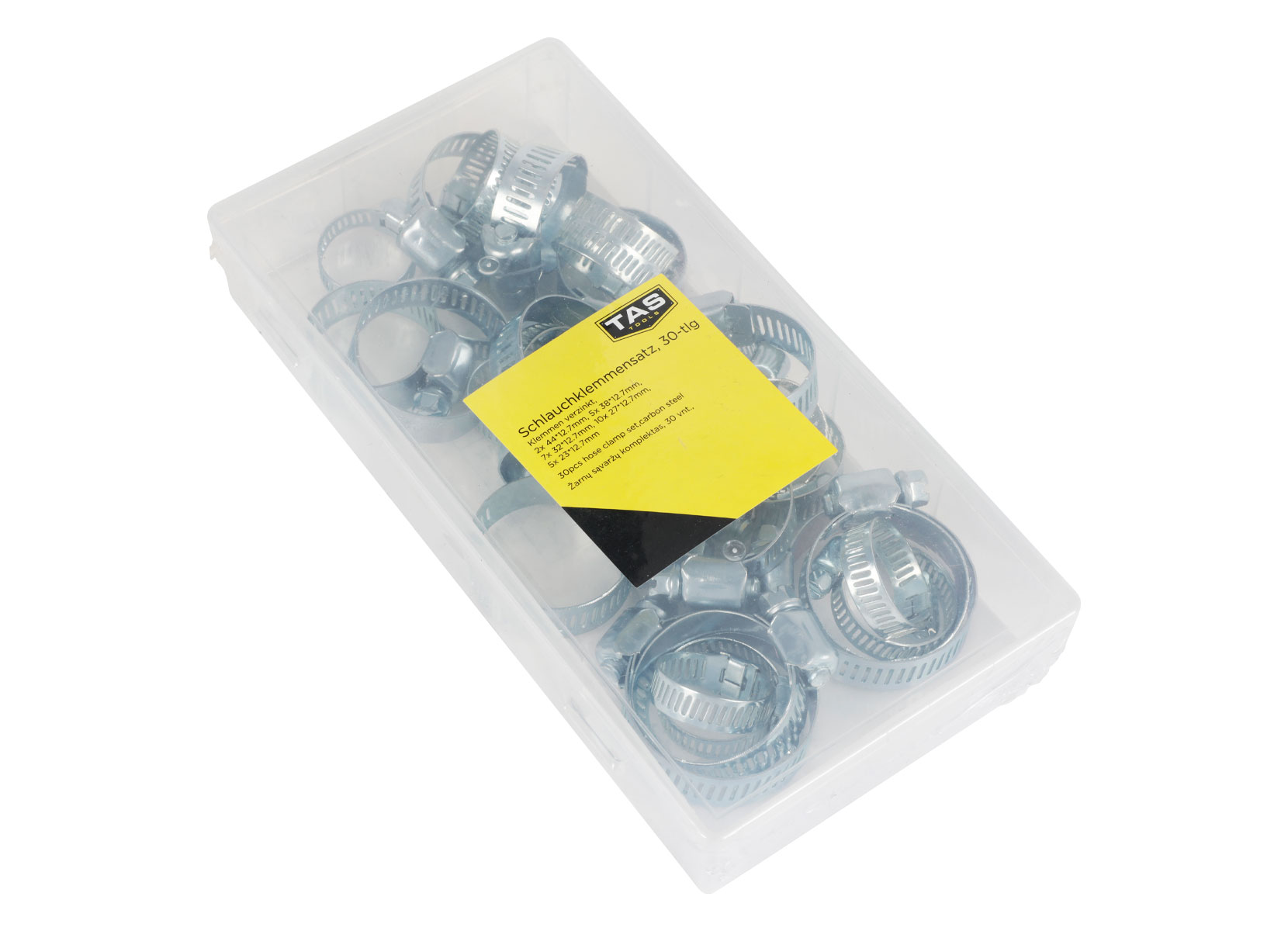 TAS Schlauchklemmensatz 30-teilig verzinkt