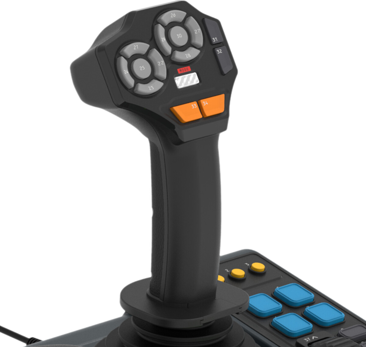 Hori - Farming Control System For Pc - Windows 11/10 - For Farming Simulator With Full-Size Steering Wheel, Control Panel & Pedals