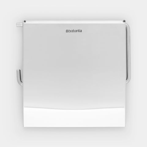 ReNew Toiletrolhouder met klep - Brilliant Steel