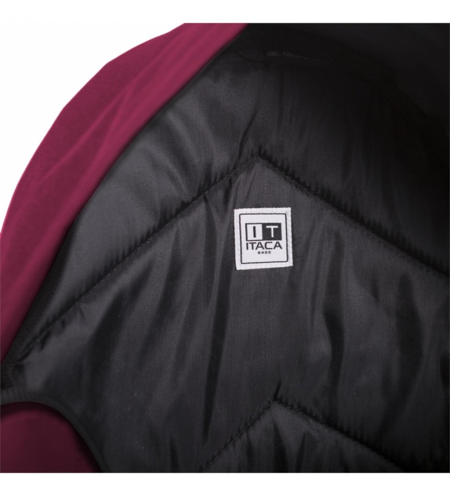 Mochila e estojo ITACA Lilás - 31x43x14cm -