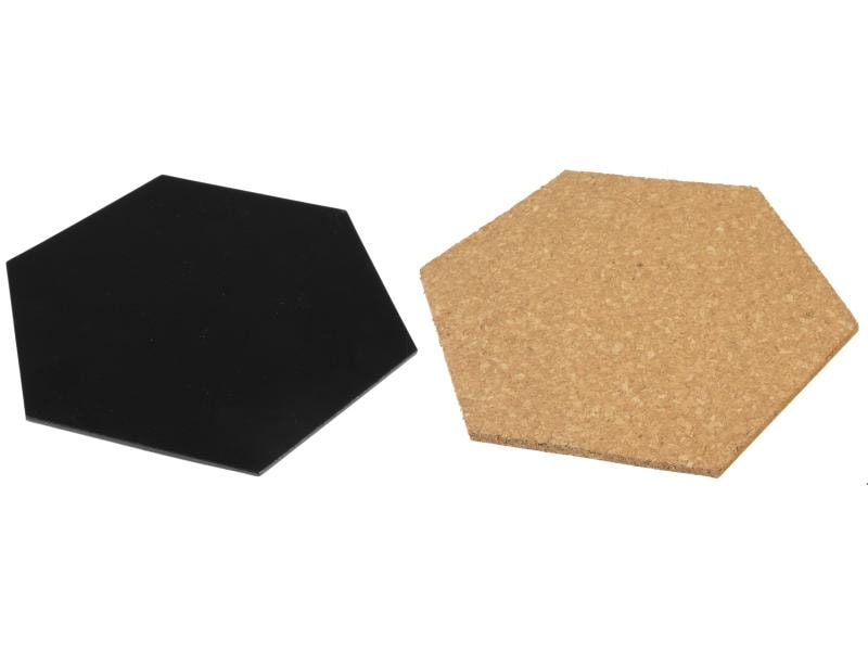 Securit Comboboard Silhouette Hexagon 7Stk.   Kreidetafel, Kreidetafel