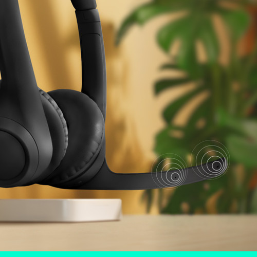 Logitech Zone 300 Draadloze Office headset Zwart