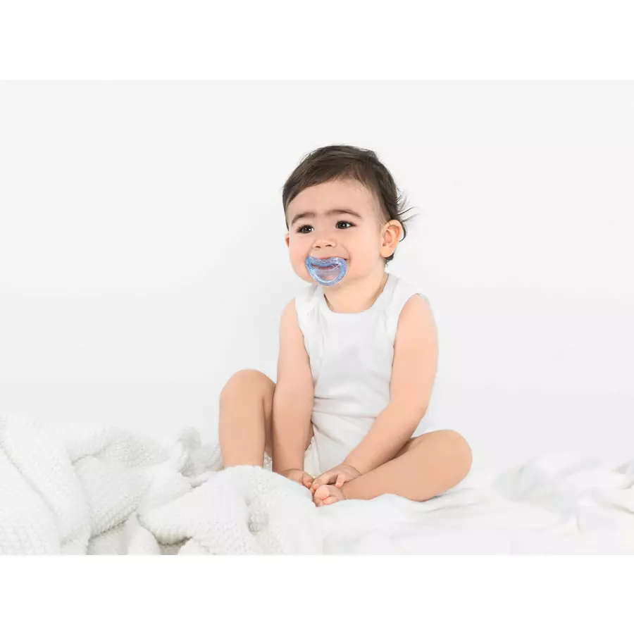CURAPROX baby Schnuller Gr. 2 vom 18. bis 36. Monat in pastell blau, single