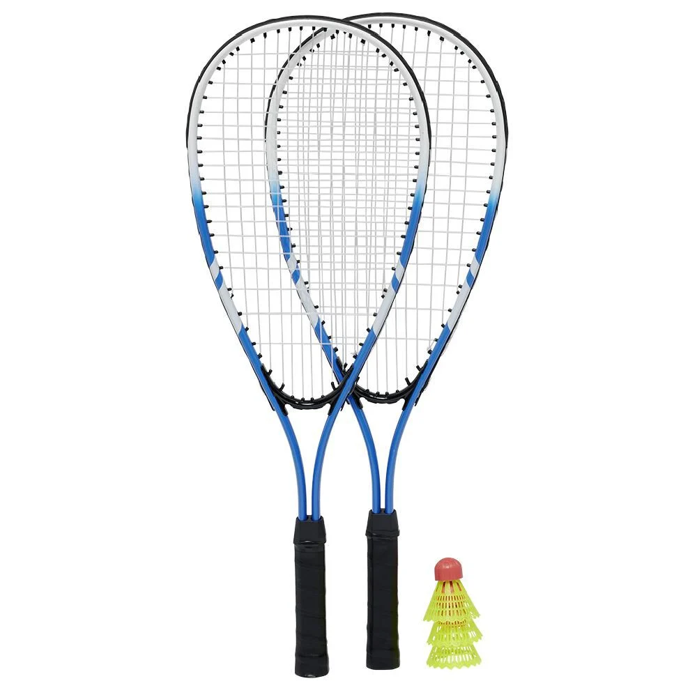 Jeu badminton de vitesse sans filet 2 raquettes 3 volants 1 sac