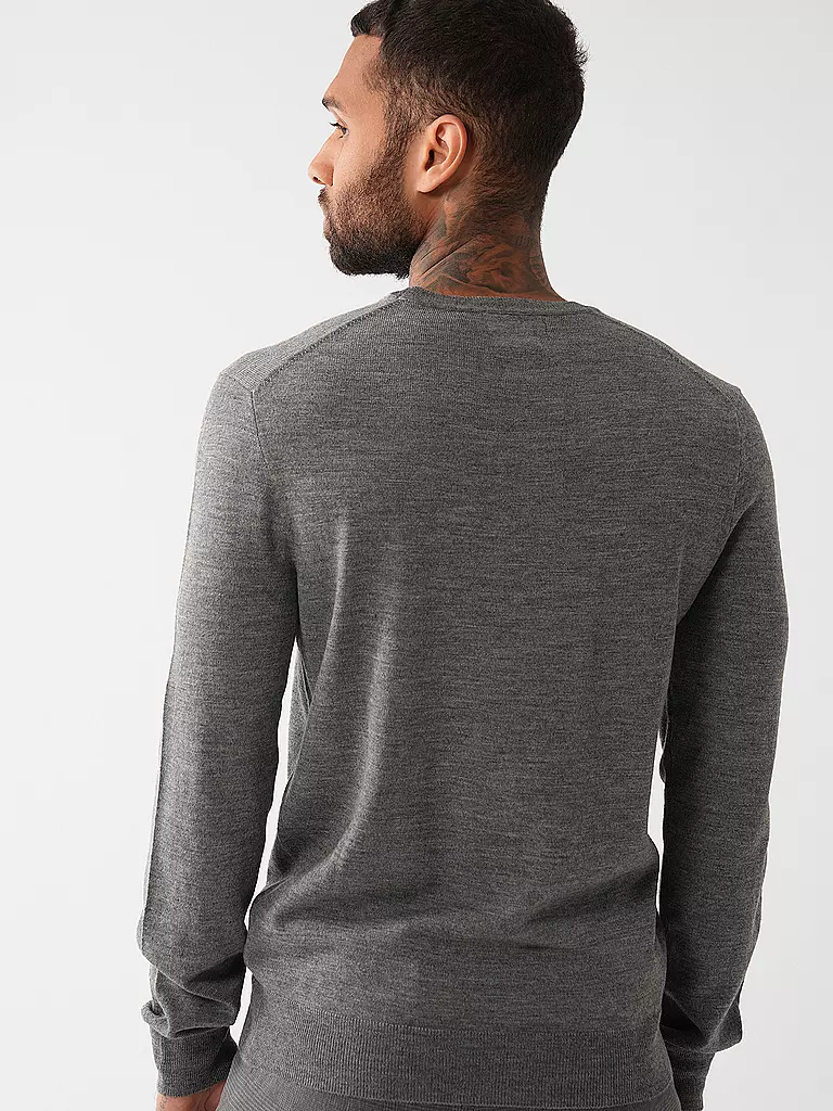 POLO RALPH LAUREN Pullover Slim Fit hellgrau