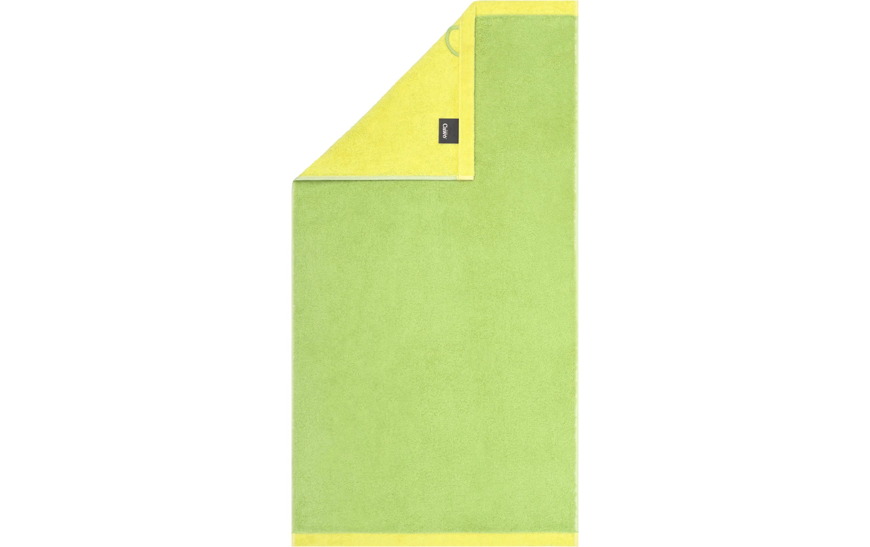 Duschtuch Lifestyle Splash 70 x 140 cm, Pistazie/LemonWendetuch aus der Design Reihe Lifestyle Splash von Cawö