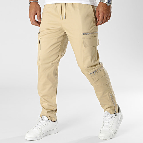 Pantalon Cargo Beige