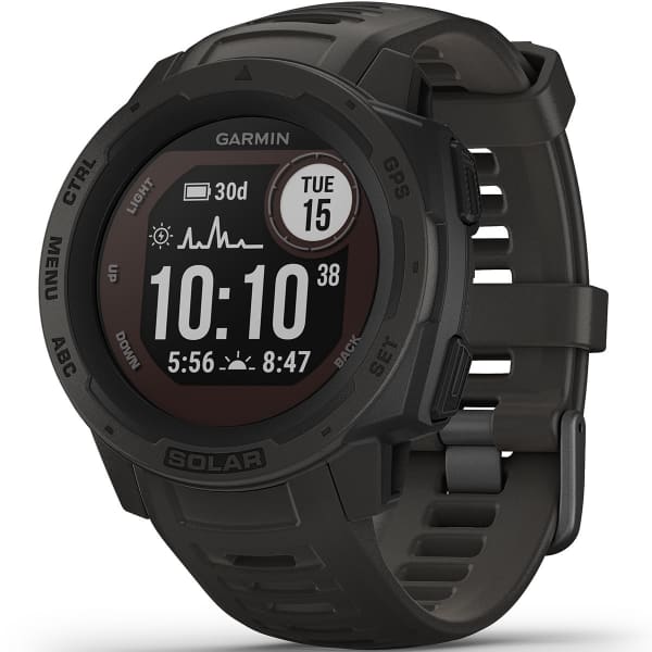 SFS195_Cardio et GPS GARMIN INSTINCT SOLAR GRAPHITE