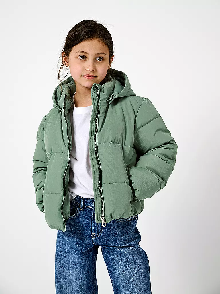 ONLY Mädchen Steppjacke KOGDOLLY grün