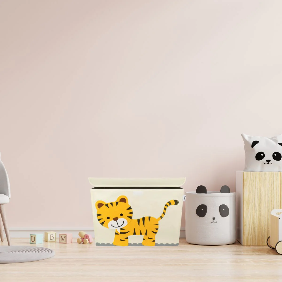 Boîte de rangement en tissu pour enfant grand modèle 