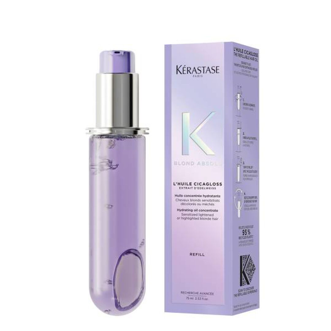 KERASTASE Blond Absolu RECARGA DE ÓLEO CAPILAR L'HUILE CICAGLOSS, PARA CABELO LOURO SENSIBILIZADO, ACLARADO OU COM MADEIXAS - 75ml