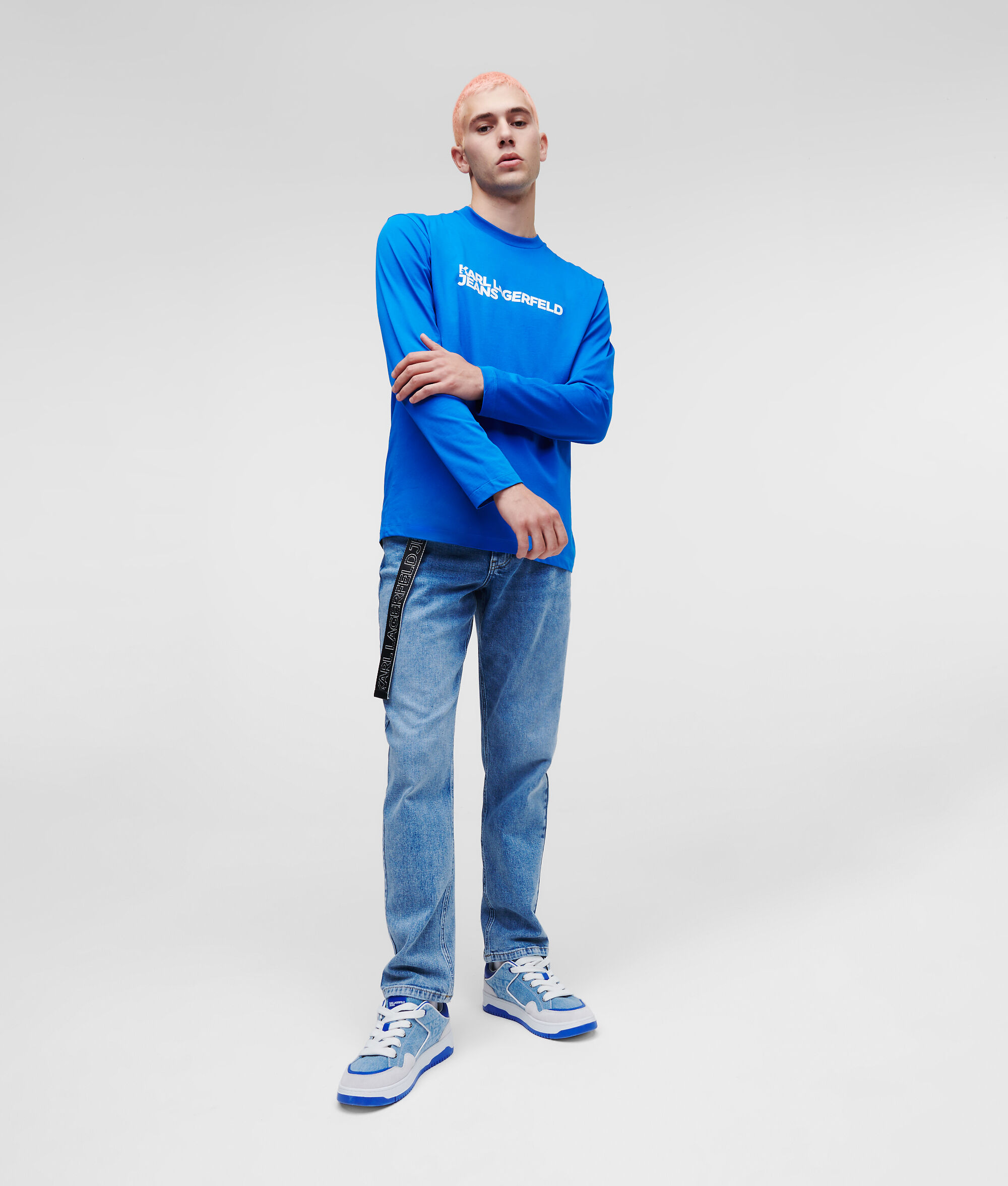 T-SHIRT MANCHES LONGUES AVEC LOGO KLJ