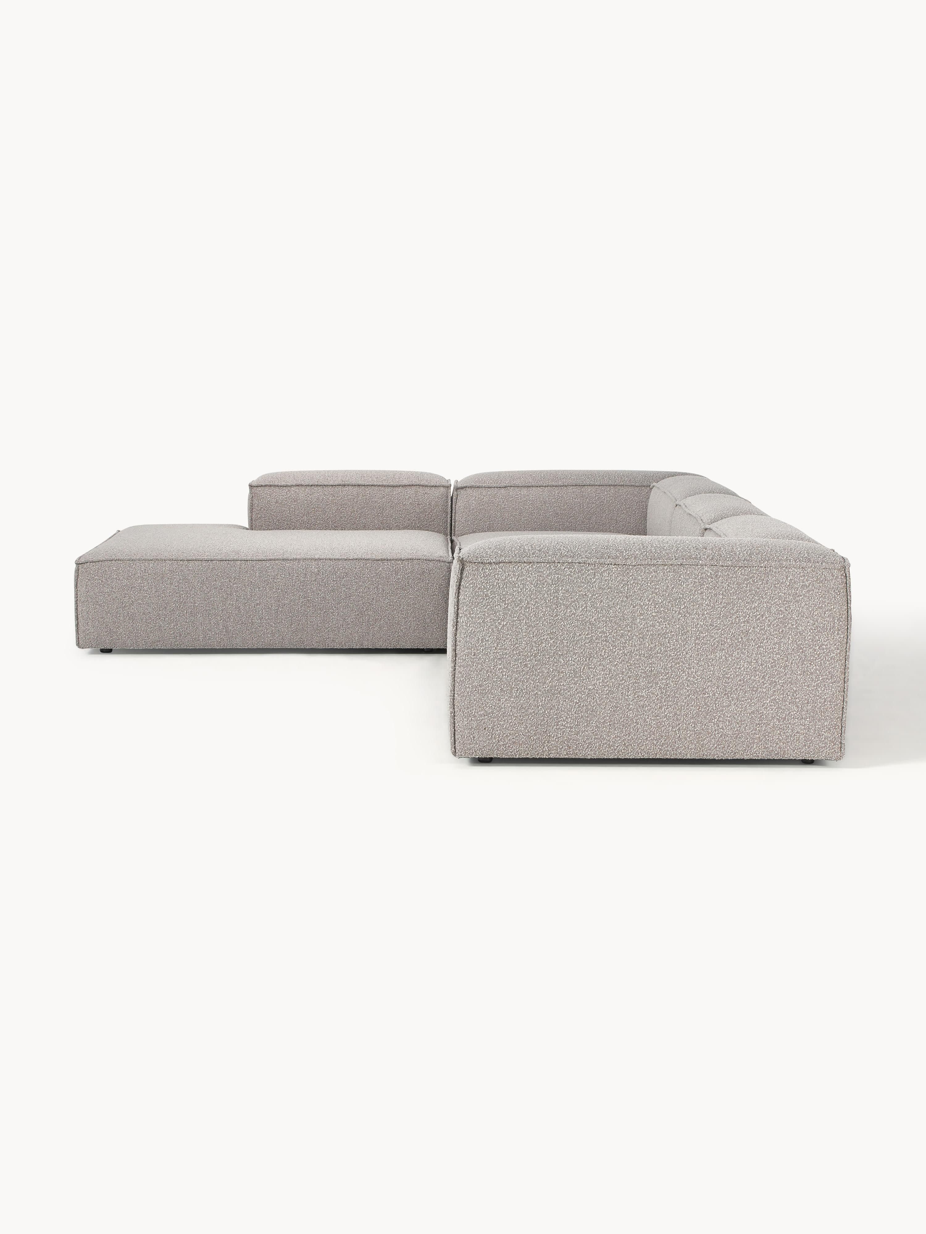Bouclé modulaire XL hoekbank Lennon (4-zits)