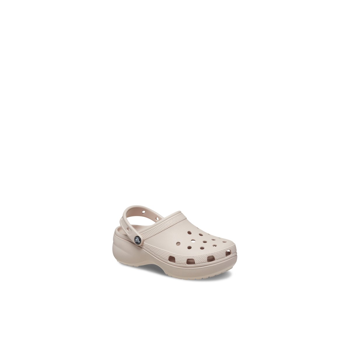CROCS-Cloghigh-tg.-Sabot d'eau - Talon plat - Rose Clair
