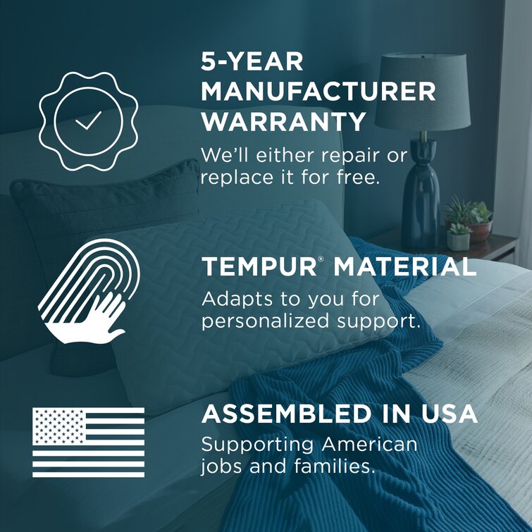 Tempur-Cloud Memory Foam Plush Support Pillow
