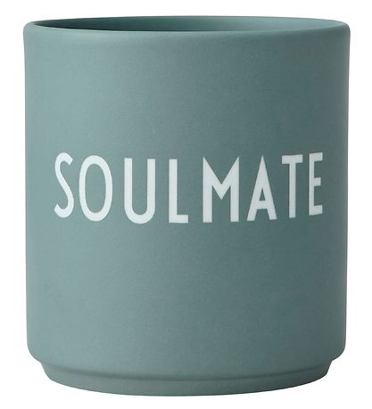 Design Letters Kop - Favourite Cups - Soulmate - Støvet  Grøn