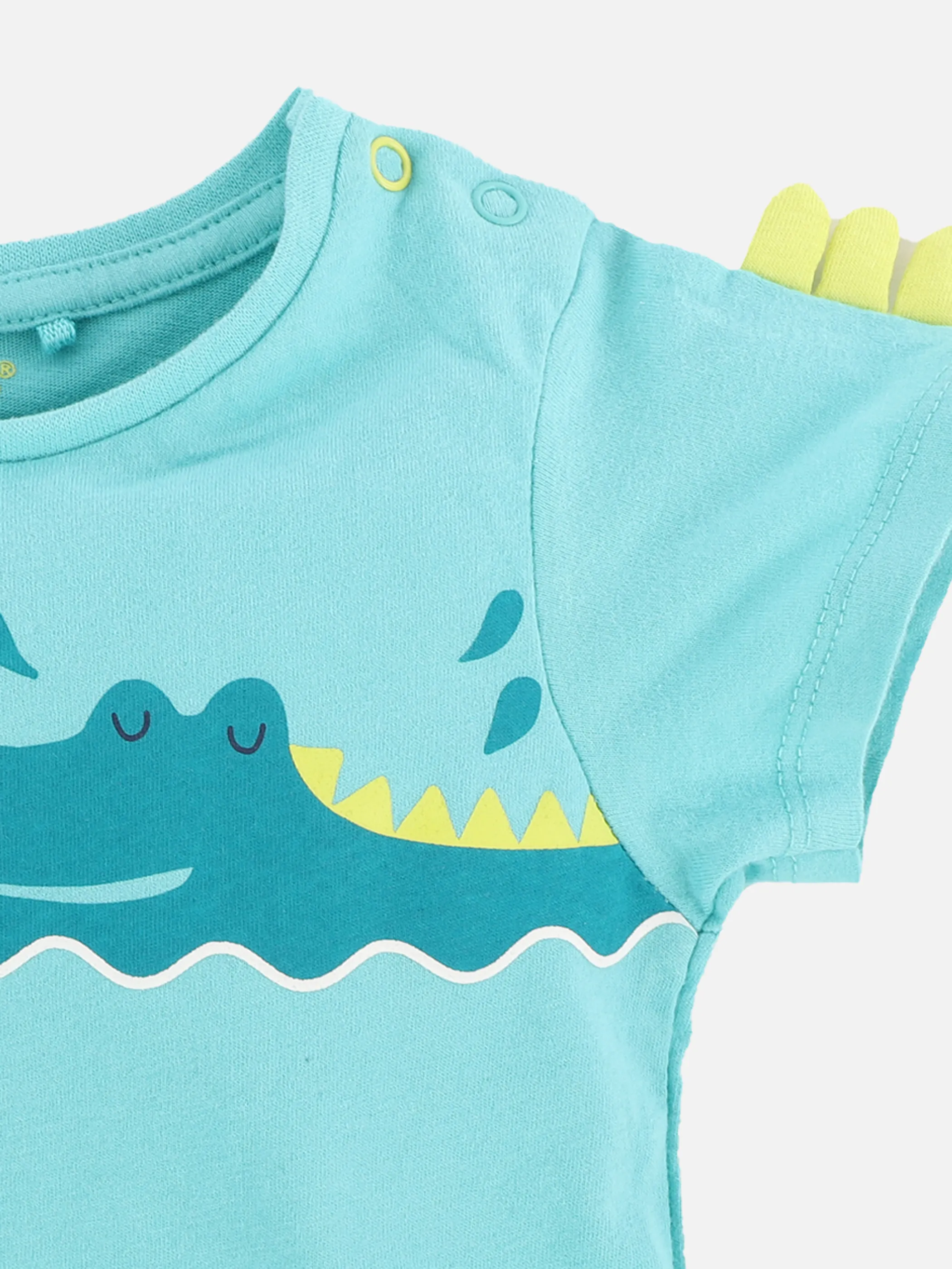 Baby Jungen Shirt mit Krokodilprint