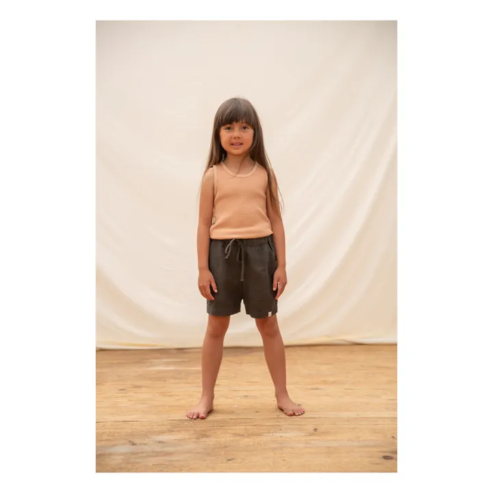 Matona Débardeur Coton Bio Gaufré | Rose pêche