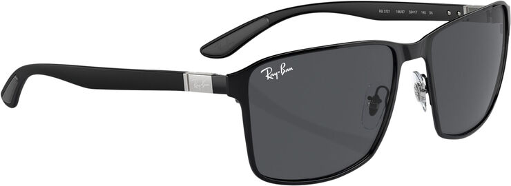 Ray-Ban RB3721 Matte black on black
