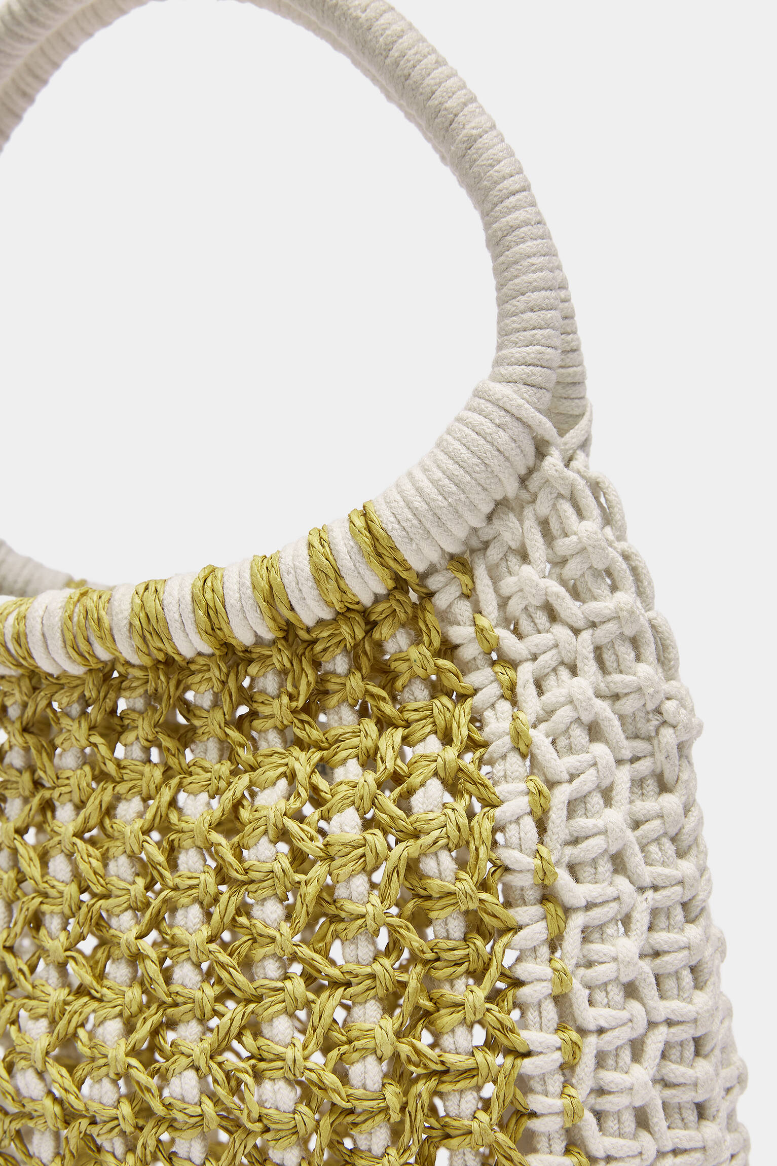 BOLSA DE CROCHÊ - COMBINADA
