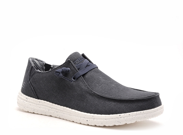 Skechers basses homme relaxedfit 210101 bleu